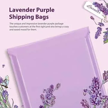 Fuxury Large Poly Mailers 24x24 Inch 50 Pcs, Waterproof Shipping Bags for Clothing, Strong Adhesive Shipping Envelopes for Small Business Suppliers, Self Seal Mailers Poly Bags Mailing Bags Purple