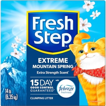 Fresh Step Clumping Cat Litter with Febreze Freshness 14 lb