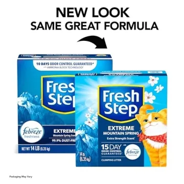 Fresh Step Clumping Cat Litter with Febreze Freshness 14 lb
