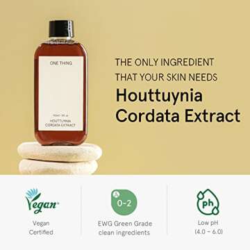 ONE THING Houttuynia Extract Toner for Oily Skin