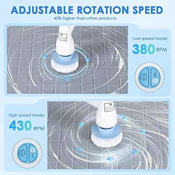 Bilim Electric Spin Scrubber for Effortless Home Cleaning