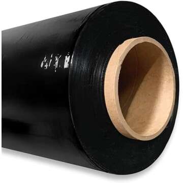 Poly Plastic Stretch Wrap 18" x 1000 ft for Shipping