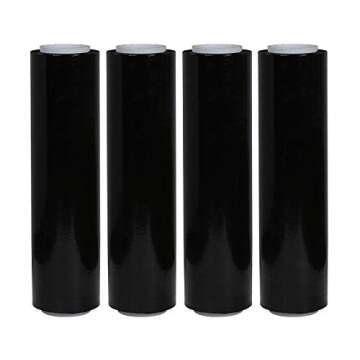 Poly Plastic Stretch Wrap 18" x 1000 ft for Shipping
