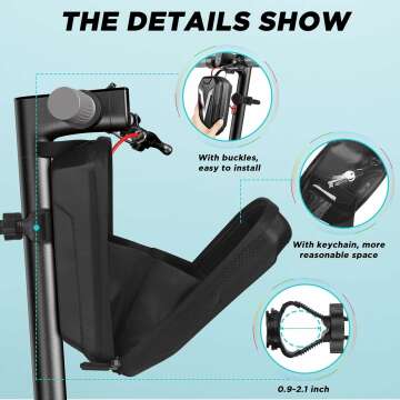Waterproof Electric Scooter Bag - Large Capacity Storage