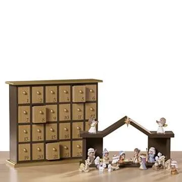 Precious Moments Nativity Advent Calendar - 27 Pieces
