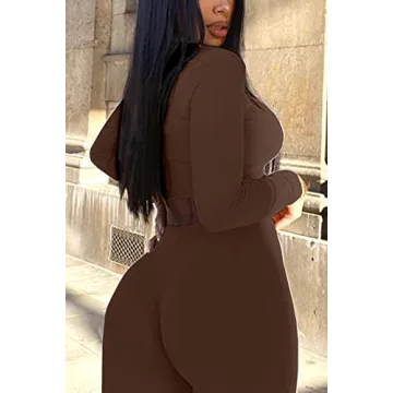 Mulisky Casual 2 Piece Tracksuit Set for Women