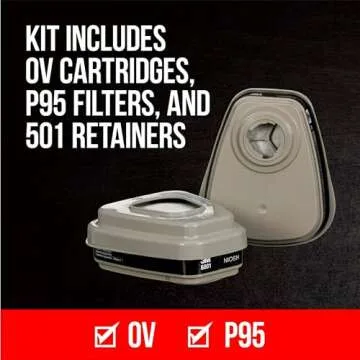 3M P95/OV Reusable Respirator 6211 for Safe Work