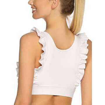 Ocean Blues Women's Compression Sports Bra for Active Women