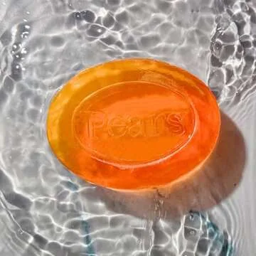 PEARS Soap, Face & Body Soap, Amber – Pure & Gentle Transparent Bar Soap, Moisturizing Glycerin Soap with Natural Oils for Pampered, Glowing Skin, 3.53 Oz (Pack of 2)