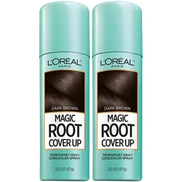 L'Oreal Paris Root Cover Up Spray Dark Brown 2 Pack - Instant Gray Coverage