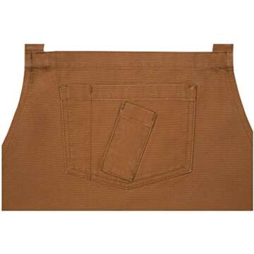 Chef Works Unisex Rockford Chefs Bib Apron, Nutmeg, One Size