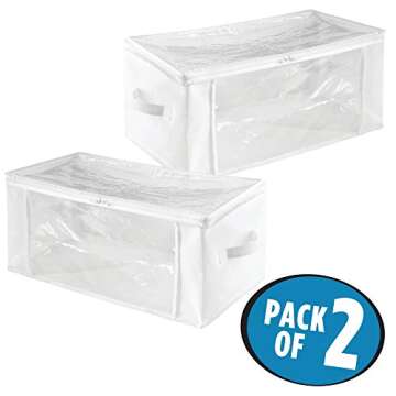 iDesign Storage, 24" x 12" x 10", Set of 2, Large 2 Count