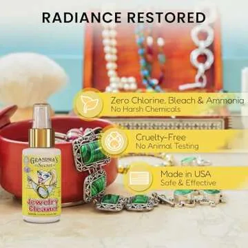 Grandma's Secret Jewelry Cleaner - Toxin-Free Liquid