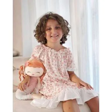 Arshiner Girls Victorian Pajama Dress for Ages 7-8