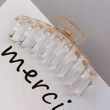 Stylish Tortoise Claw Clips for Thick Hair - Set of 3