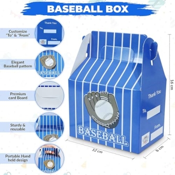 Baseball Party Favors Set for Boys Birthday Classroom Rewards