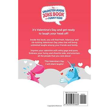 The Unlimited Laughs Joke Book: Valentine's Edition for Funny Kids Ages 6-12. Featuring 150+ Hilarious Silly Banters, Brain Teasers, Gags for Children & Family.