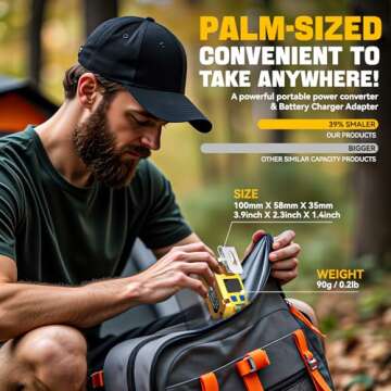 Battery Charger for DeWALT 20V Battery: with USB Wall Charging Adapter - 65W Portable Charger Adapter 20v for Battery Charge,Phone,Laptop Computer,Soldering Iron(Bare Tool Only)