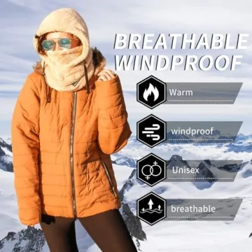 Shy Velvet Balaclava Ski Mask Wind-Resistant Warm Fleece Cover