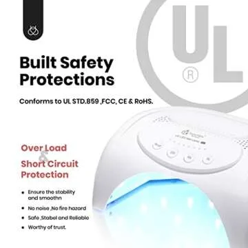 Beetles 12 Colors Gel Nail Polish Starter Kit with U V Light 48W LED Nail Lamp Gel Base Top Coat Cure Nude Pink Blue Gel Polish Glitter Powder Nail Art Rhinestone Gems Manicure Set Gifts for Girls