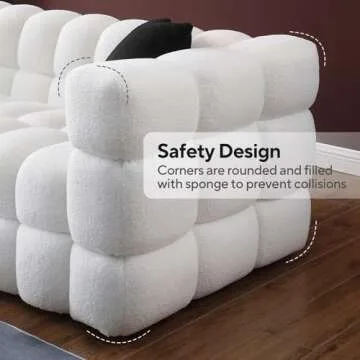 Alberobelo Cloud Couch Boucle Sofa for Modern Living