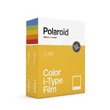 Polaroid I-Type Film Variety Pack - Explore Color, Black & White, Black Frame (32 Photos)