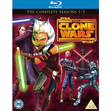 Star Wars Clone Wars - Season 1-5 [Blu-ray]
