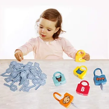 Dinhon Educational Letter Combination Locks for Kids