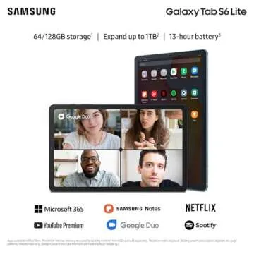 SAMSUNG Galaxy Tab S6 Lite with S Pen - Stylish Tablet