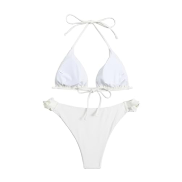 OYOANGLE Floral Bikini Set for Stylish Women Summer Swimming