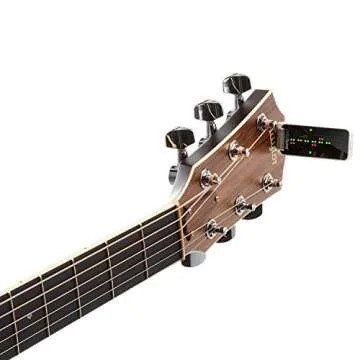 TC Electronic POLYTUNE CLIP Clip-On Tuner with Polyphonic, Strobe and Chromatic Modes and 108 LED Matrix Display for Ultimate Tuning Performance