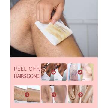 Waxfans Roll on Wax Kit, Wax roller,Waxing Kit for Women,Wax Kit for Hair Removal, Roll on Wax for Sensitive Skin, Wax Roller Kit for Hair Removal, Gift Waxing Kit