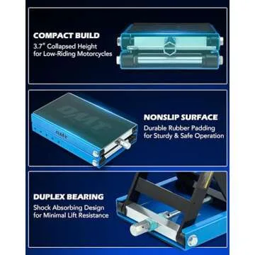 Orion Motor Tech Motorcycle Lift Up to 1100 lbs Capacity