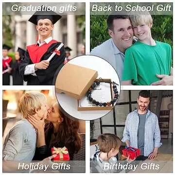 Cherished To My Son Bracelet - Handmade & Adjustable Gift for Boys