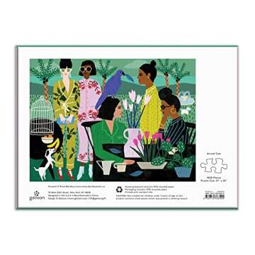 Galison Pajama Mamas Puzzle, 1000 Pieces, 27” x 20” – Difficult Jigsaw Puzzle with Stunning Artwork by Anne Bentley – Thick, Sturdy Pieces, Challenging Family Activity