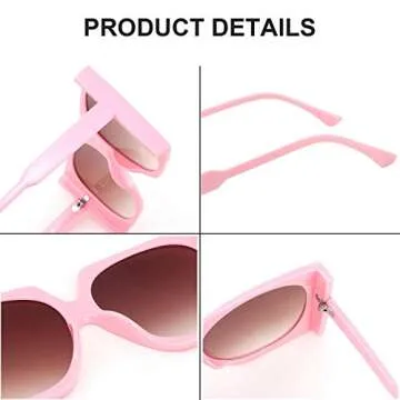 FEISEDY Vintage Big Square Sunglasses Women Fashion Large Shapes 100% UV400 Protection B2749