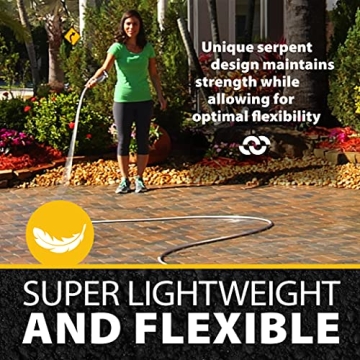 Bionic Steel 25 FT Kink-Free Garden Hose with Nozzle