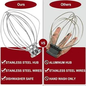 K45WW Wire Whip Attachment for KitchenAid Stand Mixer