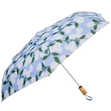 Rifle Paper Co. Stylish Umbrella with Wooden Handle