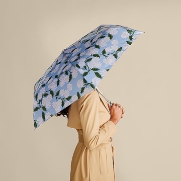 Rifle Paper Co. Stylish Umbrella with Wooden Handle