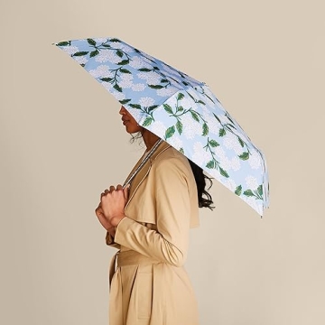 Rifle Paper Co. Stylish Umbrella with Wooden Handle