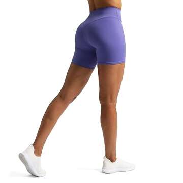 Aoxjox Metamorph Workout Biker Shorts for Women Tummy Control High Waisted Athletic Gym Running Deep...