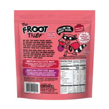 The FROOT Thief Real Fruit Whips – 20Ct Healthy Snack, Vegan, Gluten Free, Allergen-Free