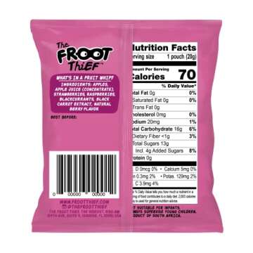 The FROOT Thief Real Fruit Whips 20Ct - Healthy Snack