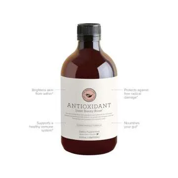 The Beauty Chef Antioxidant Inner Beauty Boost – Bio-Fermented Antioxidant Formula for Immune Support & Skin Protection, Strawberry Flavour, Helps Brighten & Even Out Complexion, 16.9 fl. oz / 500mL