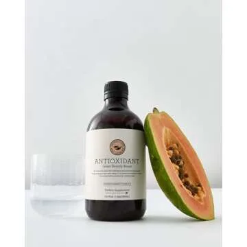 The Beauty Chef Antioxidant Inner Beauty Boost – Bio-Fermented Antioxidant Formula for Immune Support & Skin Protection, Strawberry Flavour, Helps Brighten & Even Out Complexion, 16.9 fl. oz / 500mL