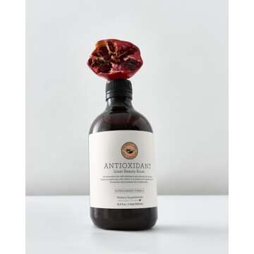 The Beauty Chef Antioxidant Inner Beauty Boost – Bio-Fermented Antioxidant Formula for Immune Support & Skin Protection, Strawberry Flavour, Helps Brighten & Even Out Complexion, 16.9 fl. oz / 500mL