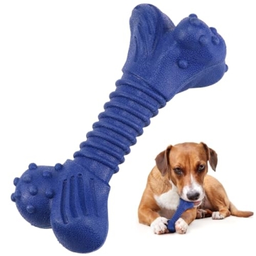 Doudele Dog Toys for Aggressive Chewers, Dog Toys for Medium Large Dogs, Natural Rubber Dog Chew Toy...