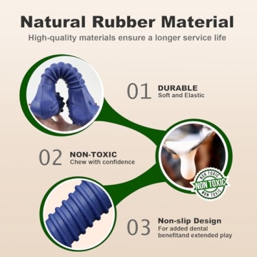 Doudele Indestructible Dog Chew Toy for Aggressive Chewers