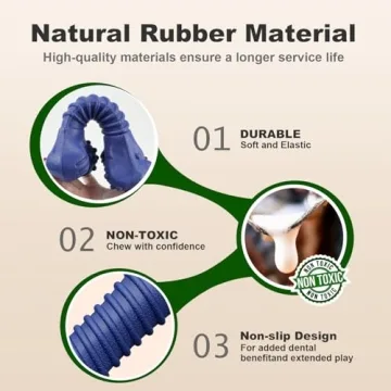 Doudele Indestructible Dog Chew Toy for Aggressive Chewers